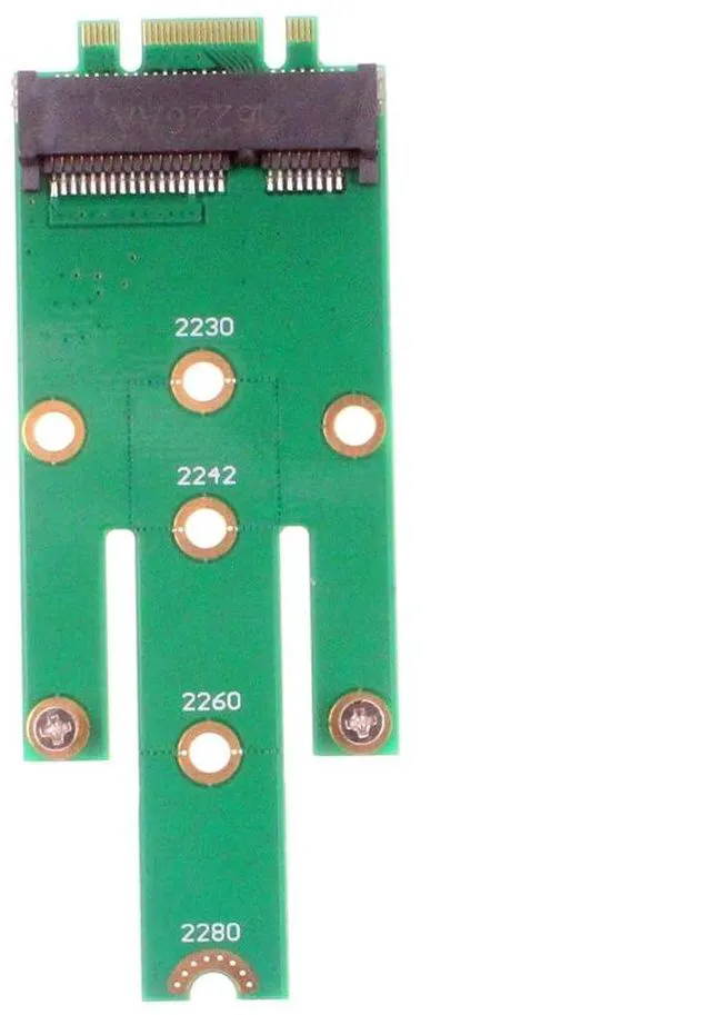 Alt view image 5 of 6 - M.2 NGFF B Key SATA SSD to mSATA Connector Adapter Supports 2230, 2242, 2260, 2280 Type NGFF SSD, Easy Installation, No Driver Required, Supports Any OS