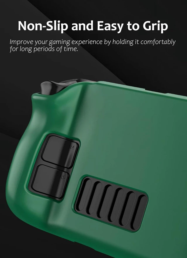 Alt view image 5 of 7 - Steam Deck Case - OLED Case with Kickstand, Drop, Scratch & Dust - Blue