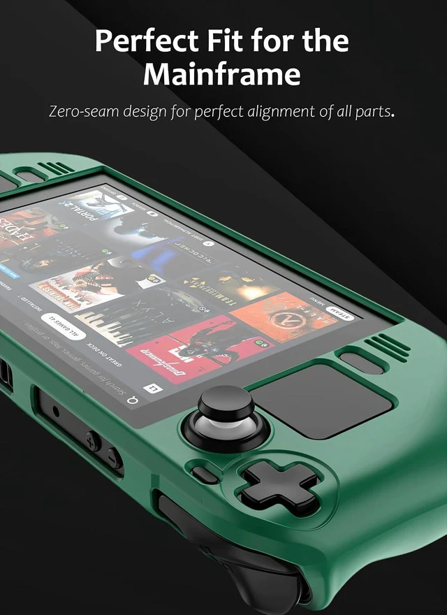 Alt view image 3 of 7 - Steam Deck Case - OLED Case with Kickstand, Drop, Scratch & Dust - Blue