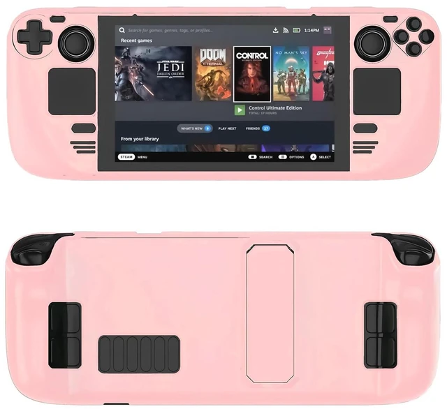 Main image of Steam Deck Case - OLED Case with Kickstand, Drop & Scratch -(Pink)
