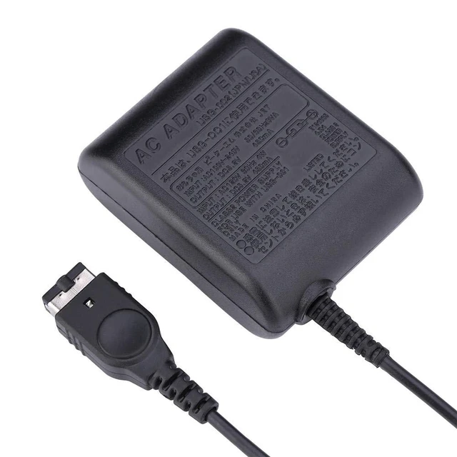Alt view image 7 of 7 - Portable Charger Adapter for SP, US 2-pin Plug Gameboy Advance SP Charger, AC Adapter for Gameboy, for GBA for Gameboy