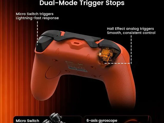 Alt view image 5 of 7 - Tarantula 8K PC Wired Esports Controller for Windows