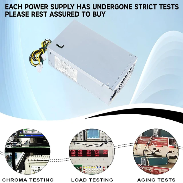 Alt view image 7 of 7 - L08261-004 180W PCH023 Power Supply Compatible with HP ProDesk G5 Pavilion 590-p0XXX 590-P0097CB PCG003 HK280-85PP L70042-004 L08261-006 901763-001 Entl18 SFF Power Supply