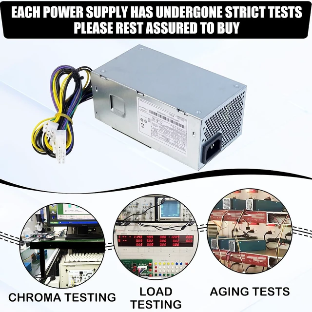 Alt view image 7 of 7 - PS-4241-01 240W Power Supply Compatible with Lenovo Edge 92 93 ThinkCentre M73 M78 M82 M83 M92 M93 Thinkstation E31 SFF 54Y8849 PS-4241-02 54Y8901 54Y8878 PS-3181-02 PCB020 FSP240-40SBV