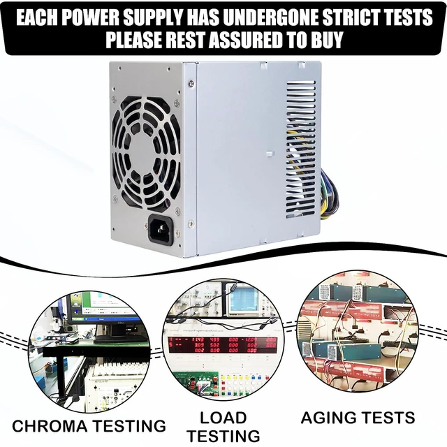 Alt view image 7 of 7 - 503377-001 320W Power Supply D10-320P2A Power Supply Compatible with HP MT 6000 6200 6300 8000 8200 Z200 CFH-0320EWWA Replacement for DPS-320NB 611484-001 613764-001 613765-0016+6+4pin