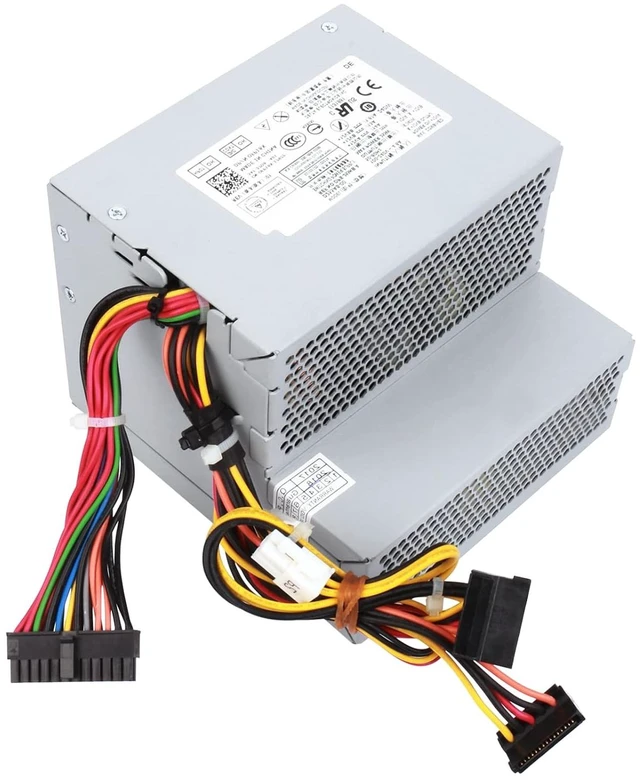 Main image of New F255E-01 N249M 255W Power Supply Compatible with Dell Optiplex 580 760 780 960 980 DT PSU Replacement Parts D255P-00 AC255AD-00 L255P-01 V6V76 RM110 FR597 for Dell Power Supply