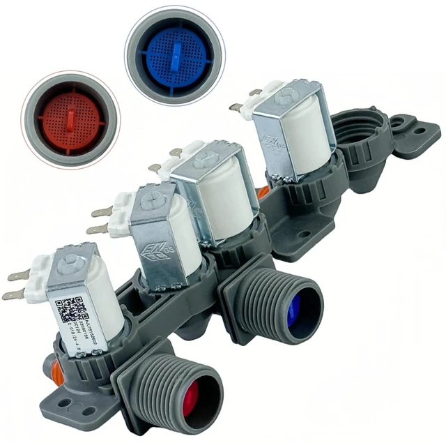 Main image of Washer Inlet Valve Assembly AJU75152602 Fit for LG Washer WT7305CV WT7305CW WT7150CW WT7300CW WT7900HBA WT7060CV WT7800C Replaces 5221EA1008S, 4873914, AP6335382, PS12580369, EAP12580369 etc. DC12V