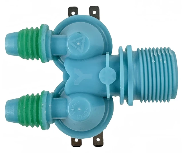 Alt view image 2 of 7 - DC62-00311D Washer Water Inlet Valve Assembly Compatible with Samsung Washing Machine, 110V/127V 50/60Hz Solenoid Valve.