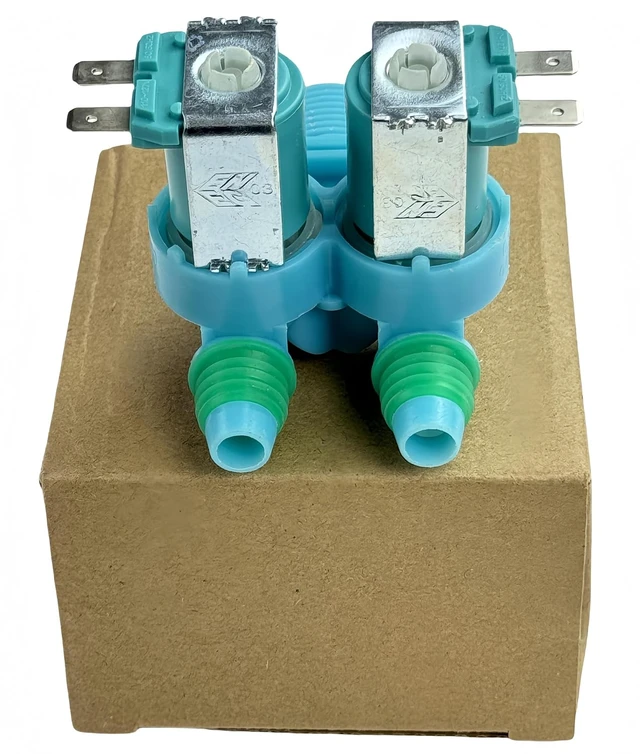 Alt view image 3 of 7 - DC62-00311D Washer Water Inlet Valve Assembly Compatible with Samsung Washing Machine, 110V/127V 50/60Hz Solenoid Valve.