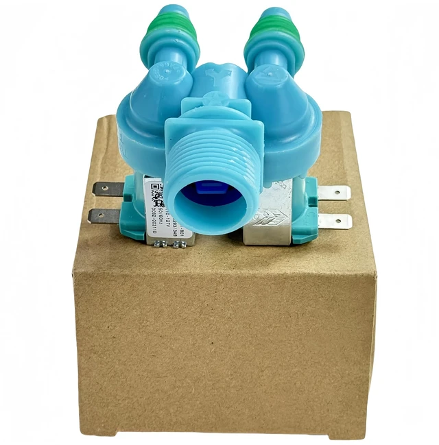Alt view image 5 of 7 - DC62-00311D Washer Water Inlet Valve Assembly Compatible with Samsung Washing Machine, 110V/127V 50/60Hz Solenoid Valve.