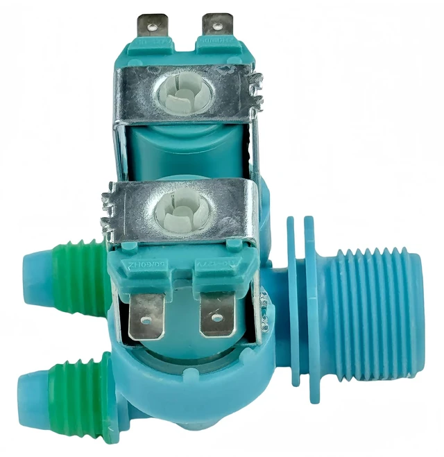 Alt view image 7 of 7 - DC62-00311D Washer Water Inlet Valve Assembly Compatible with Samsung Washing Machine, 110V/127V 50/60Hz Solenoid Valve.