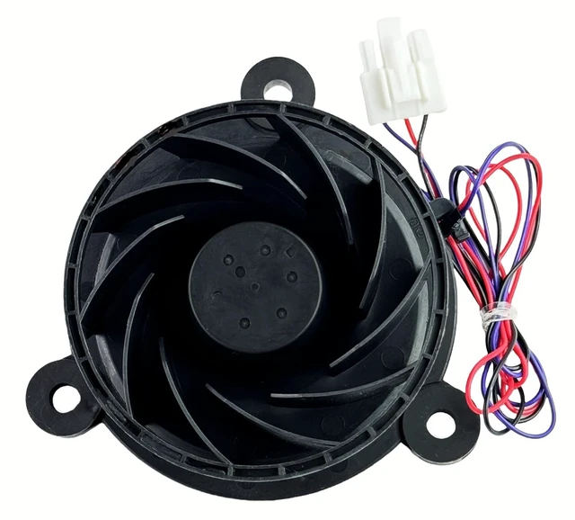 Alt view image 4 of 6 - GW10C12MS2BA-52 Z20 Cooling Fan Motor for Midea Refrigerator Freezer, 12VDC 0.11A 3-pin Variable Frequency Cooling Fan