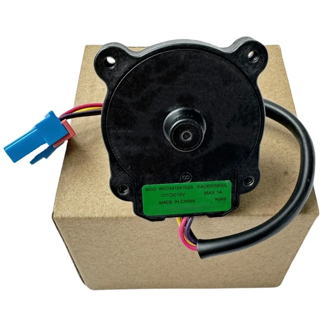 Alt view image 6 of 7 - EAU65058502 Refrigerator Condenser Fan Motor Assembly fit for LG Refrigerator, Replace AP7178309 PS16662422 EAP16662422,DC12V,MAX 1A,DC Voltage Evaporator Fan Motor