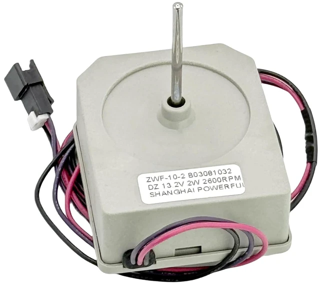 Main image of ZWF-10-2 B03081032 Replacement DC Motor Fan,DC13.2V 2W Evaporator Fan Motor Blower Motor Compatible with MeiLing&Ronshen Double Door Refrigerator 2 Year