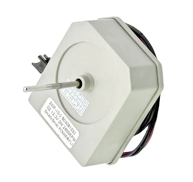 Alt view image 6 of 7 - ZWF-10-2 B03081032 Replacement DC Motor Fan,DC13.2V 2W Evaporator Fan Motor Blower Motor Compatible with MeiLing&Ronshen Double Door Refrigerator 2 Year