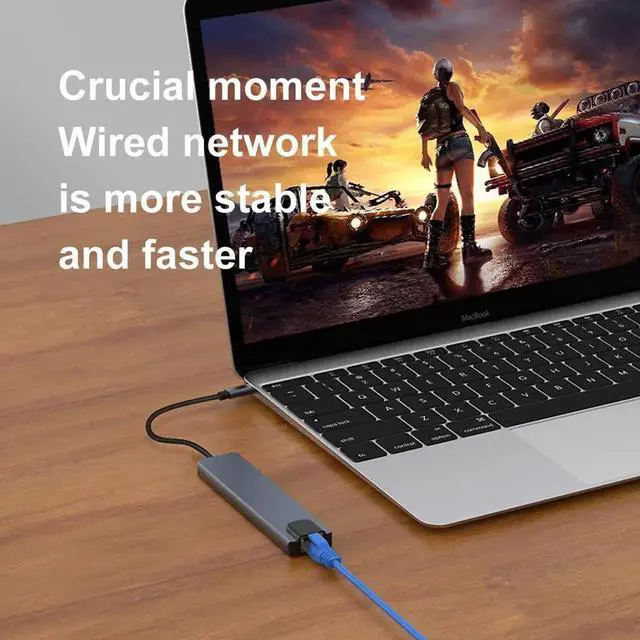 Alt view image 5 of 6 - USB C Hub, 8-in-1 USB C Docking Station for Laptops or Other Type C Devices, with USB C to HDMI, USB C SD Card Reader/Micro SD, USB C to Ethernet Adapter, USB 3.0, USB C Dock / 80W Fast Charging