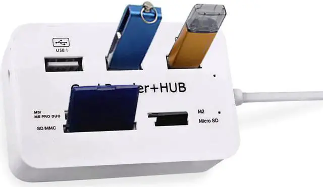 Main image of USB Splitter Hub 3.0 Type C Hub 3 Ports Multi USB C Hab 2.0 Multiple SD/TF Speed Card Reader For PC Laptop