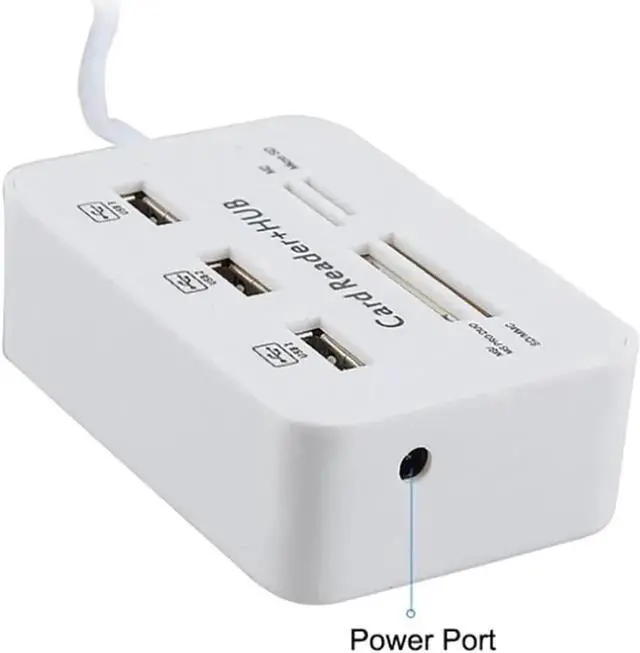 Alt view image 2 of 5 - USB Splitter Hub 3.0 Type C Hub 3 Ports Multi USB C Hab 2.0 Multiple SD/TF Speed Card Reader For PC Laptop