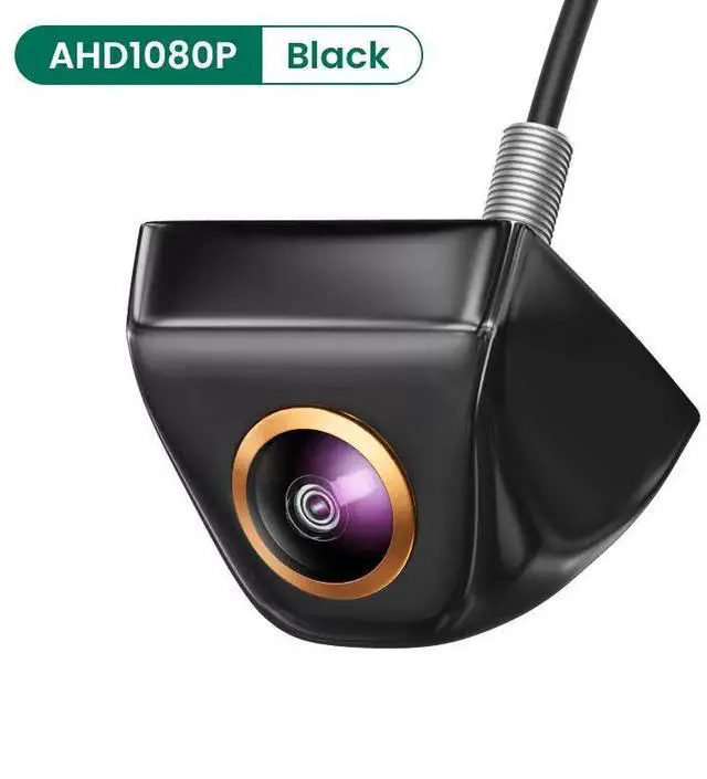Main image of GreenYi 170° Full HD Rear View Camera, Golden Lens AHD Backup Camera 1080P Night Vision Waterproof for Car Truck SUV - Analog High Definition Black-AHD1080P