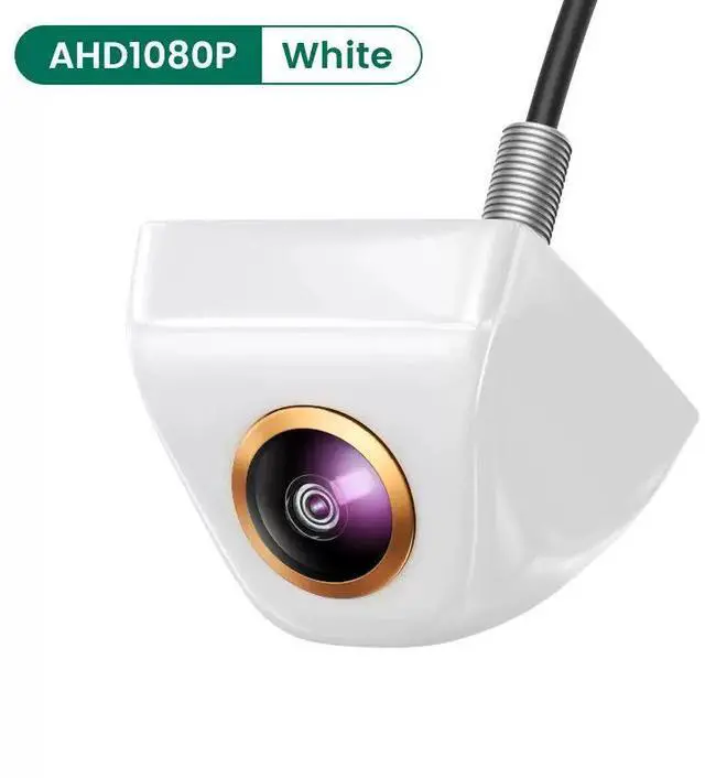 Main image of GreenYi 170° Full HD Rear View Camera, Golden Lens AHD Backup Camera 1080P Night Vision Waterproof for Car Truck SUV - Analog High Definition White-AHD1080P