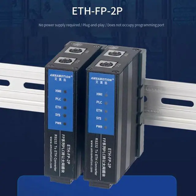 Alt view image 7 of 7 - ETH-FP-2P Ethernet Module for Panasonic FP Series PLCs