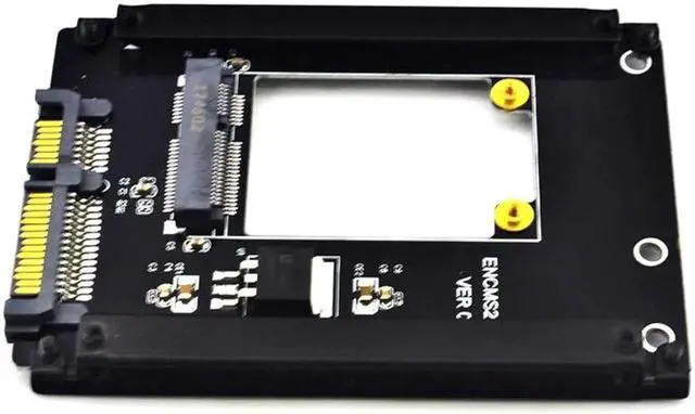 Alt view image 3 of 6 - mSATA to SATA Adapter Mini PCIe mSATA SSD to 2.5" SATA3 Drive Converter Card Adaptor Support Full High mSATA SSD for Computer PC