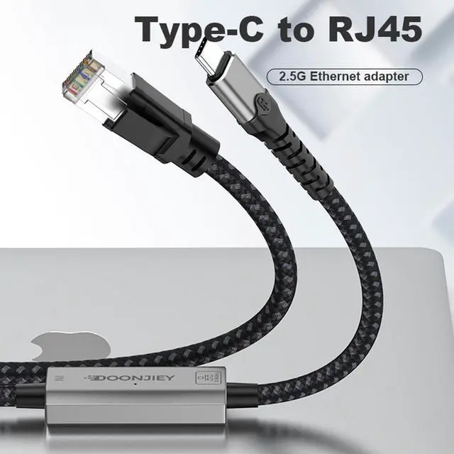 Alt view image 3 of 4 - USB Type-C to 2.5G Ethernet Adapter 2.5Gbps, USB 3.0, Plug-and-Play, for Laptop, PC, Tablet & Smartphone, Stable Wired Connection