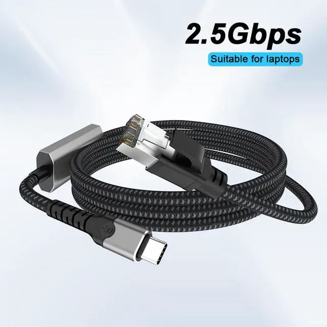 Alt view image 4 of 4 - USB Type-C to 2.5G Ethernet Adapter 2.5Gbps, USB 3.0, Plug-and-Play, for Laptop, PC, Tablet & Smartphone, Stable Wired Connection