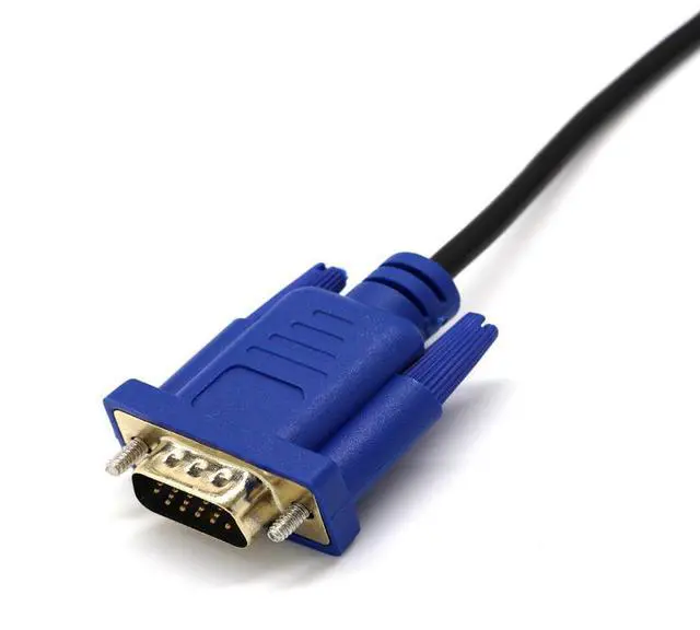 Alt view image 4 of 5 - DVI to VGA Cable 1.5m (5ft), DVI-I 24+5 Pin to VGA, 1080P, Dual Link, Triple Shielding, for PC, Laptop, Projector & HDTV