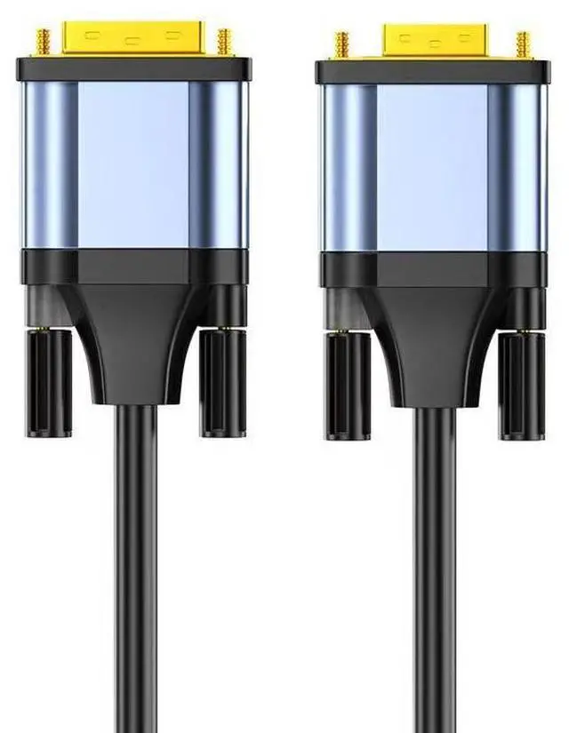 Alt view image 2 of 5 - DVI to VGA Cable 24+1, 1080P, Gold-Plated, for PC, Laptop, Graphics Card to Monitor, Projector & HDTV