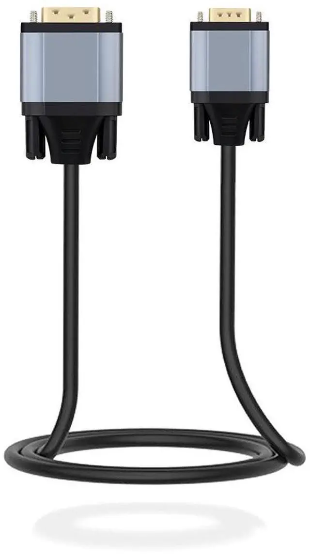 Main image of DVI to VGA Cable 24+1, 1080P, Gold-Plated, for PC, Laptop, Graphics Card to Monitor, Projector & HDTV