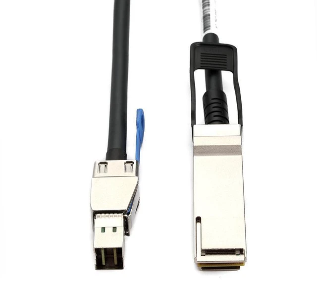 Alt view image 4 of 4 - QSFP+ to SFF-8644 High-Speed Cable 40Gbps, Passive Copper, for Server, Switch, Storage & HBA Adapter