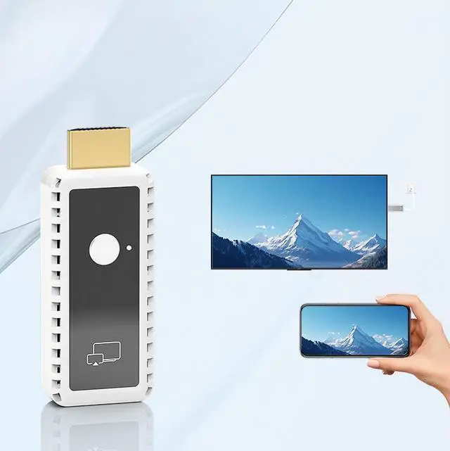 Alt view image 2 of 4 - Wireless HDMI Dongle 1080P, 15m Range, Plug-and-Play, for iPhone, Android, Laptop to TV & Projector