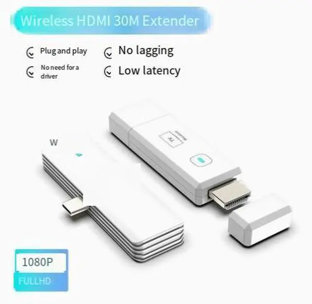Alt view image 3 of 4 - Wireless HDMI Extender 5.8GHz, 50m (165ft), Point-to-Point, for TV, Projector, Conference & Streaming