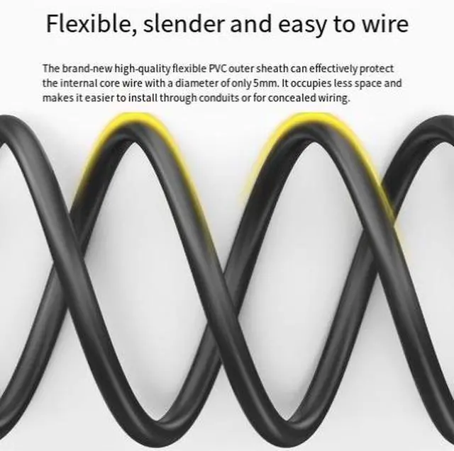Alt view image 4 of 4 - DisplayPort 1.4 Fiber Optic Cable 8K@60Hz, 4K@144Hz, 32.4Gbps, for Gaming PC, Monitor & Long-Distance Installation