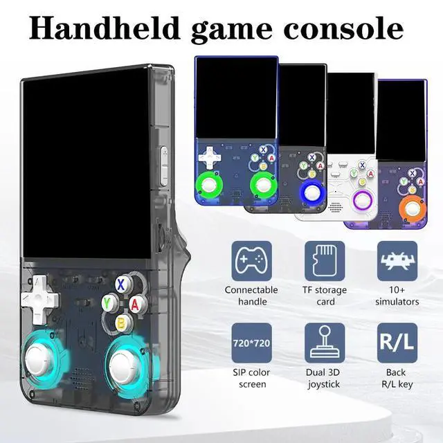 Alt view image 3 of 7 - R36 Ultra X Retro Handheld Game Console Linux OS, 4.5-inch IPS Screen, 2.4G WiFi Support for Online Multiplayer Gaming
