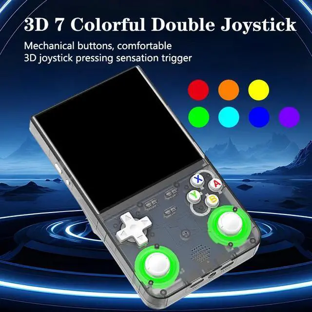 Alt view image 6 of 7 - R36 Ultra X Retro Handheld Game Console Linux OS, 4.5-inch IPS Screen, 2.4G WiFi Support for Online Multiplayer Gaming