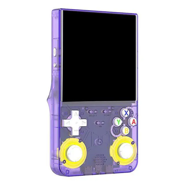 Alt view image 4 of 7 - R36 Ultra X Retro Handheld Game Console Linux OS, 4.5-inch IPS Screen, 2.4G WiFi Support for Online Multiplayer Gaming purple