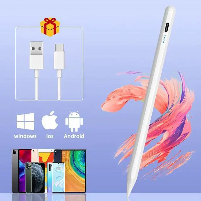 Main image of Universal Stylus Pen for Android/iOS/Windows Fine Point Disc Tip, Precision Touch Control, Plug-and-Use for Tablets & Phones