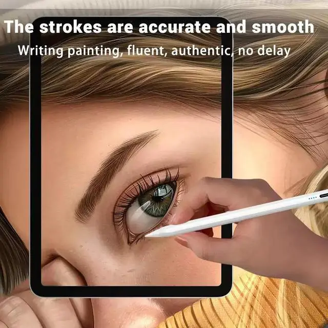 Alt view image 5 of 5 - Universal Stylus Pen for Android/iOS/Windows Fine Point Disc Tip, Precision Touch Control, Plug-and-Use for Tablets & Phones