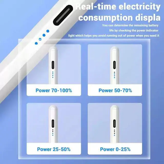 Alt view image 3 of 5 - Universal Stylus Pen for Android/iOS/Windows Fine Point Disc Tip, Precision Touch Control, Plug-and-Use for Tablets & Phones