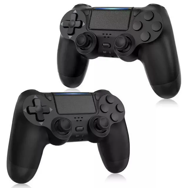 Alt view image 5 of 5 - Wireless Controller with Bluetooth Support Compatible with Sony PS4, Gamepad for PS4/PS4 Slim/Pro - black