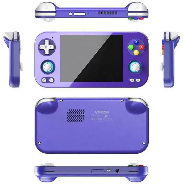 Main image of RG476H Portable Game Console 5000mAh Battery, 8GB+128GB Storage, WiFi & BT, Multi-Function Classic Video Game Handheld purple