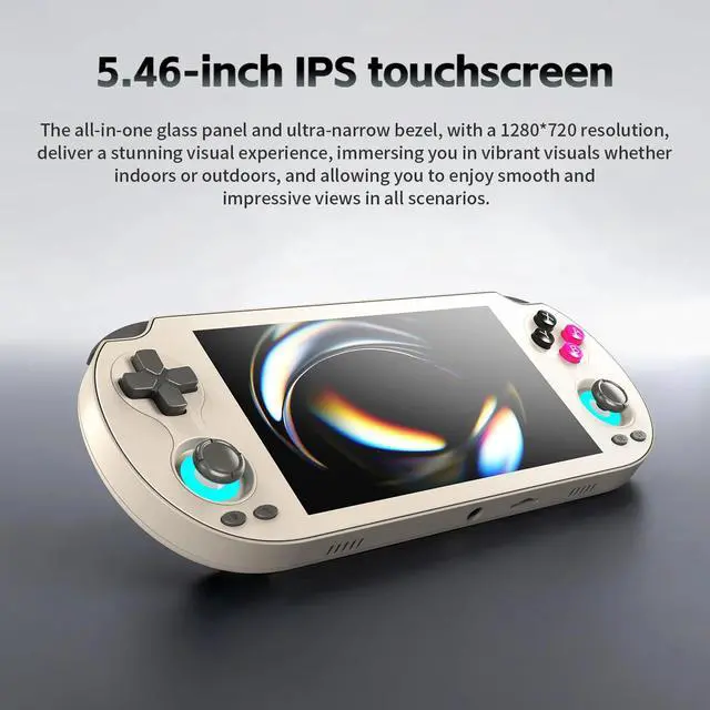 Alt view image 5 of 6 - RG VITA Pro Handheld Game Console Dual OS Android 14/Linux, 5.5" 1080P Screen, Multi-Emulator Support, 4GB+64GB, Wi-Fi 6