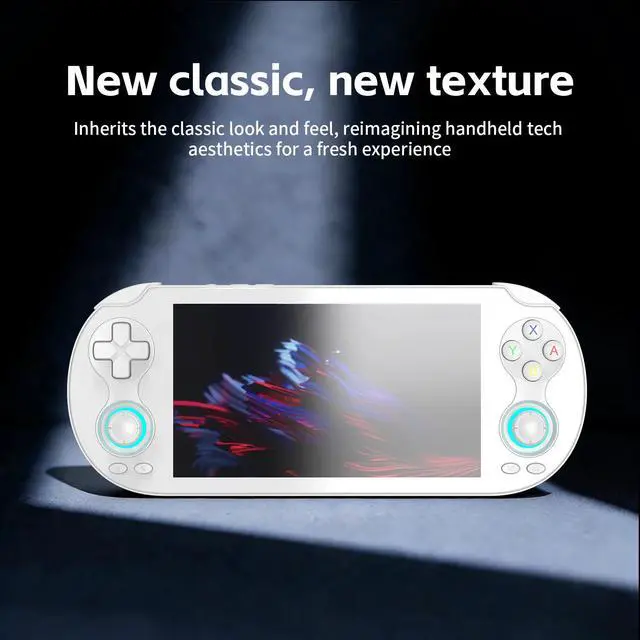 Alt view image 5 of 7 - RG VITA Pro Handheld Game Console Dual OS Android 14/Linux, 5.5" 1080P Screen, Multi-Emulator Support, 4GB+64GB, Wi-Fi 6 white