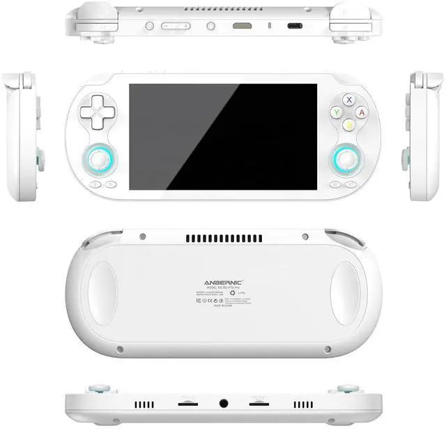 Main image of RG VITA Pro Handheld Game Console Dual OS Android 14/Linux, 5.5" 1080P Screen, Multi-Emulator Support, 4GB+64GB, Wi-Fi 6 white