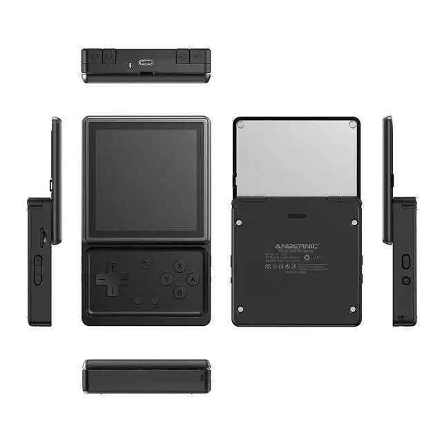 Alt view image 2 of 7 - RG Rotate Handheld Game Console 3.5" 720×720 Swivel Touchscreen, 3GB+32GB, Android 12, T618, 2000mAh, WiFi/BT