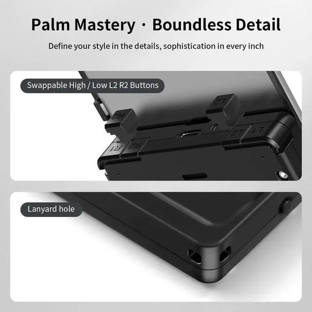 Alt view image 7 of 7 - RG Rotate Handheld Game Console 3.5" 720×720 Swivel Touchscreen, 3GB+32GB, Android 12, T618, 2000mAh, WiFi/BT