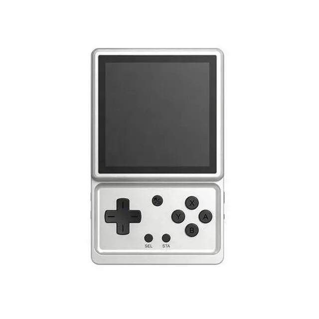 Alt view image 2 of 7 - RG Rotate Handheld Game Console 3.5" 720×720 Swivel Touchscreen, 3GB+32GB, Android 12, T618, 2000mAh, WiFi/BT Silver