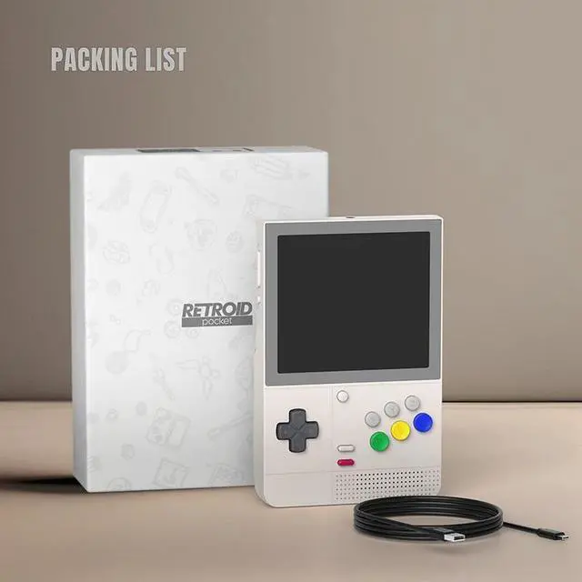 Alt view image 3 of 7 - Pocket Classic Retro Handheld Game Console 3.92" IPS Screen, 6+128GB, Android System, Portable Vintage Gaming Gift